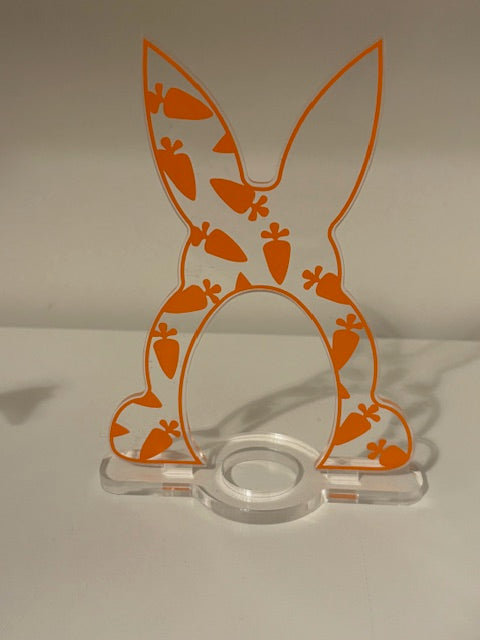 Acrylic Easter Bunny - Kinder egg holder
